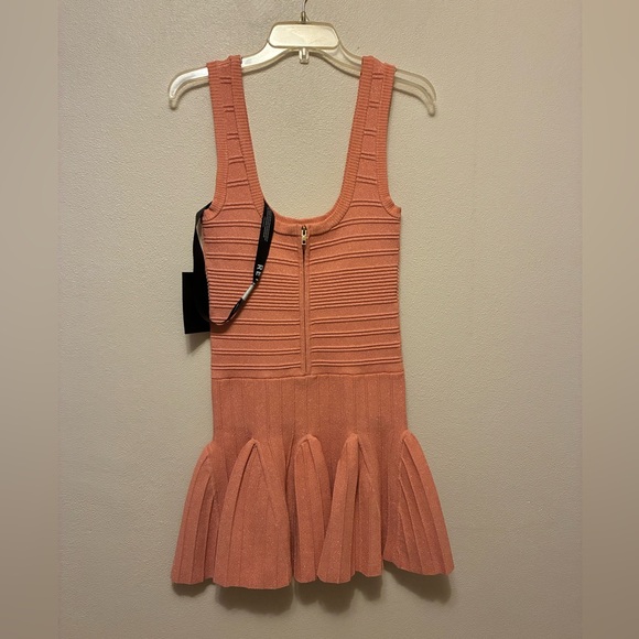 Retrofete Pink Button-Front Mini Dress - Picture 5 of 8